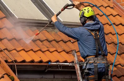 Démoussage et hydrofuge de toiture à Laveyron